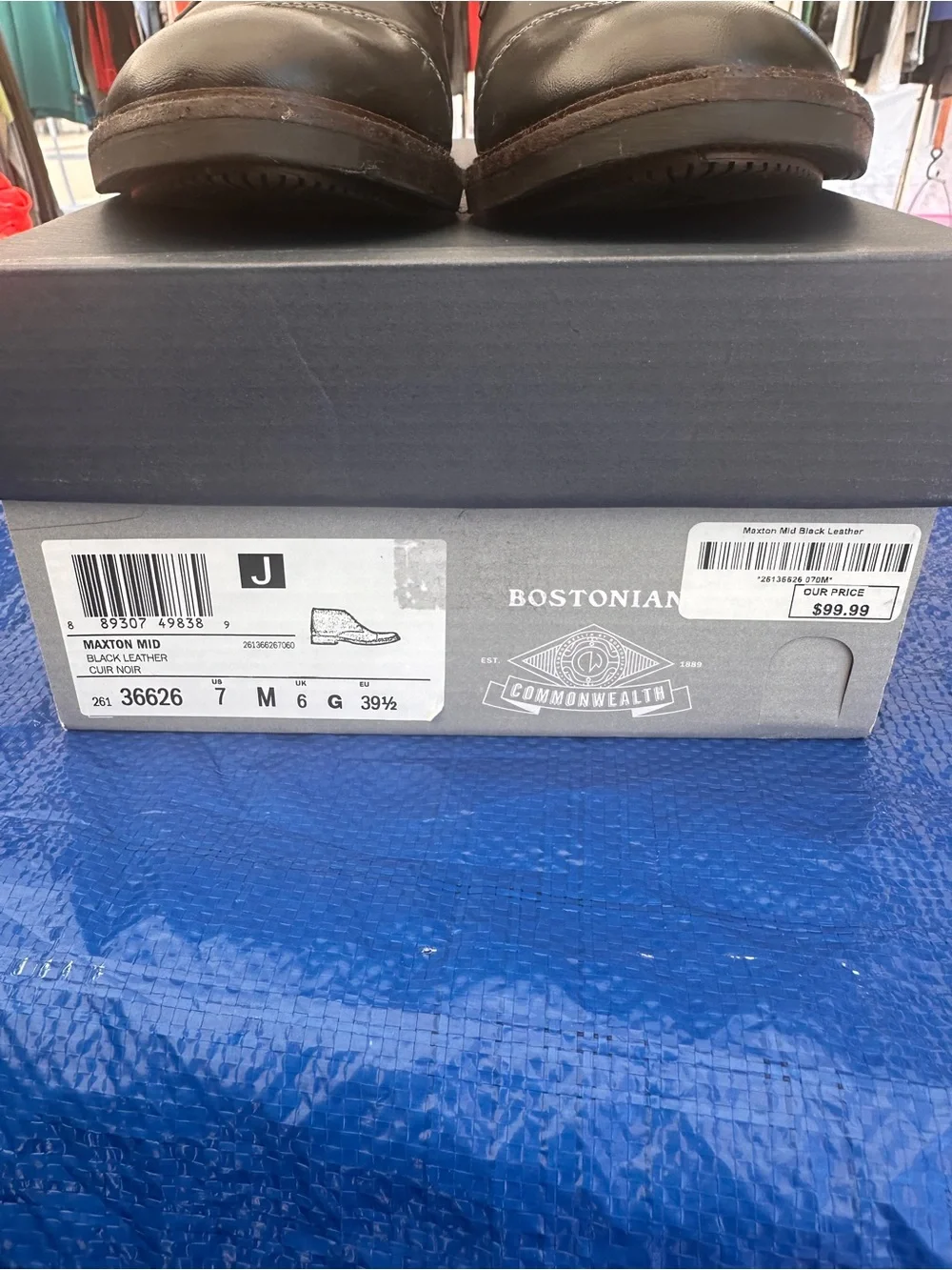 Bostonian Black Leather Chukka Boots